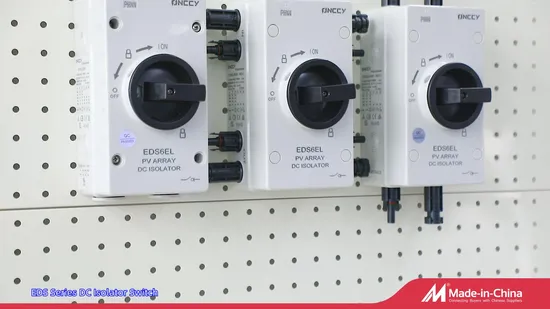 IP66 1000 V/1200 V CC 32 A Guida DIN/Blocco esterno/Scatola di custodia Isolatore CC per array solare fotovoltaico