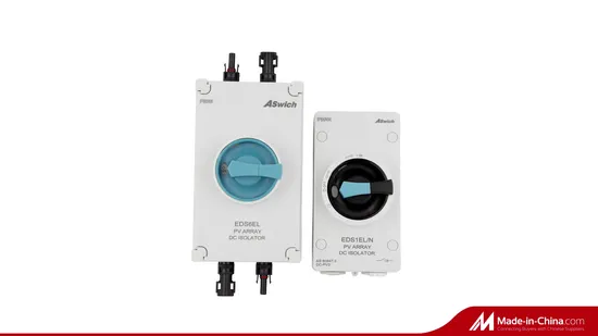 Interruttore isolatore CC impermeabile Interruttore custodia 1200 V CC 10A 16A 20A 25A 32A