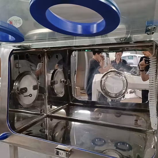 Isolatore asettico sterile con riempimento automatico, isolatore a pressione negativa, isolatore di sterilità